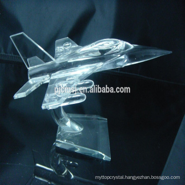 Crystal Airplane Model For Business Souvenirs Gift On Sale